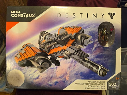 Destiny Arcadia Class Jumpship From Mega Construx RARE NEW SEALED Set DPJ12