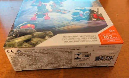 Mega Construx Halo Incinerator Cyclops Building Set - DPJ86 162 Pcs. NEW/SEALED