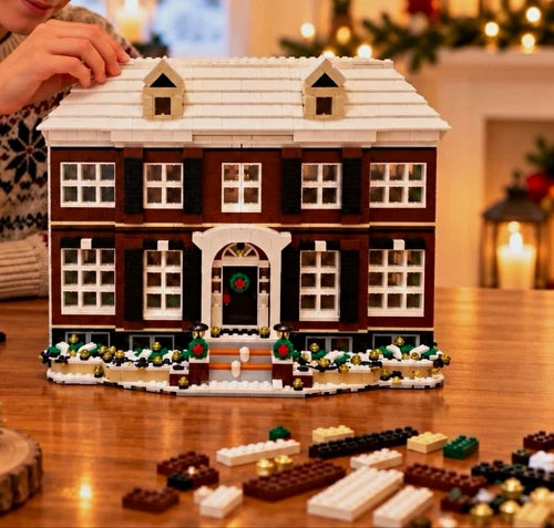 3,955-Piece Home Alone Movie Inspired Style House Building Block Set - Unbranded