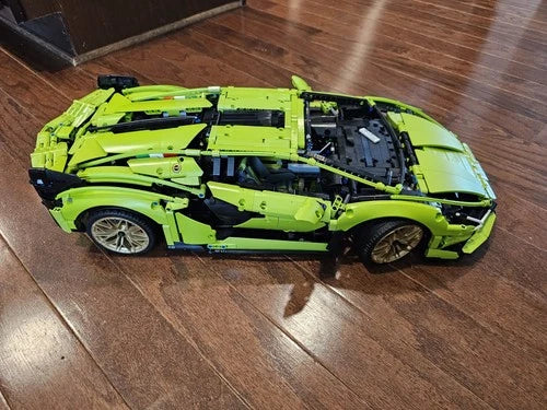 MEOW Technic 42115 Lamborghini Sián FKP 37 Custom Printed 3696pc 98% Complete