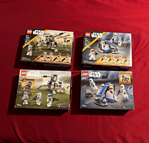 75359 and 75345 battle packs 2 sets of each. Brand new.
