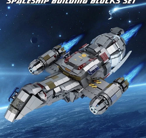 Serenity Firefly Spaceship Building Set 1345Pcs Sci-Fi Brick Model Kit For Adult