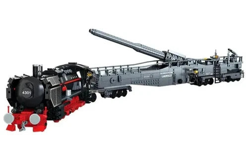 FORANGE #FC4301 - Krupp K5 Leopold Railway Gun - Building Block Set