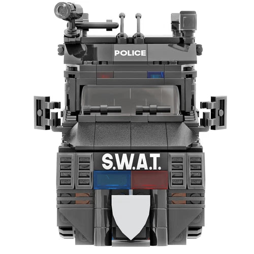 Police S.W.A.T Armored Vehicle/Truck - Custom Printed - Building Set - AFOL MOC