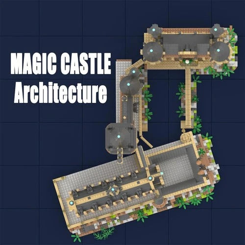 5400PCS Micro Building Blocks Architecture Set - Harry Castle Model Toy Gift for
