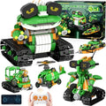 STEM Robot Building Toys for Kids 612, 5in1 App & Remote Control STEM Tractor...