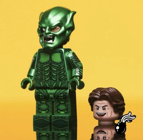 LEGO BrickBangers Custom Marvel Green Goblin Something of a Scientist Minifigure