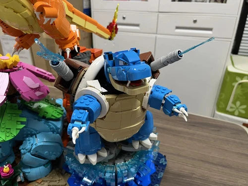 NEW 6838 PCS Charizard Blastoise Venusaur Pokemon Generic Building Block