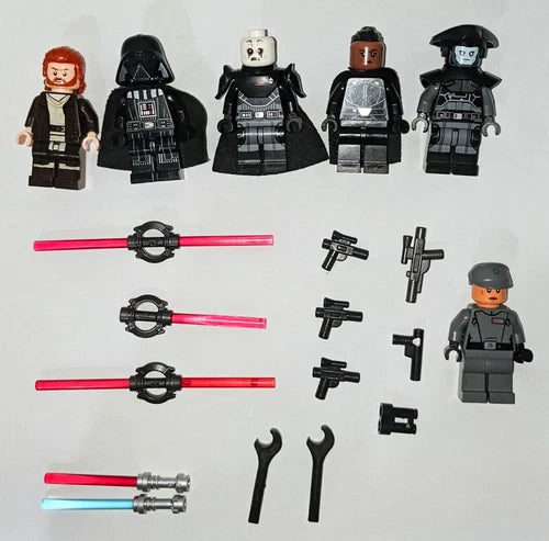 MEOW Star Wars Minifigs Darth Vader, Obi Won, Grand Inquisitor and Tala Durith