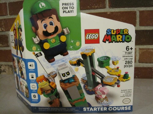 2021 LEGO 71387 SUPER MARIO ADVENTURES WITH LUIGI STARTER COURSE (280 PIECES)