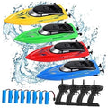 RC Boat Remote Control for Kids and Adults - 10km/H 2.4G High - 4 Pack
