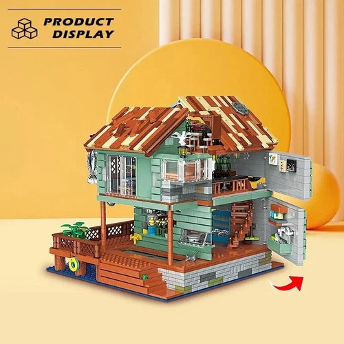 Harbour Restaurant Model Building Blocks Set