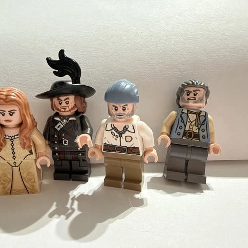 Lego Mini Figures Full Set Pirates Of The Caribbean Black Pearl Jacks Crew