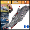 Remote Control Warship Boat for Kids 8-12, 16" High Speed Battleship, 2 Batterie