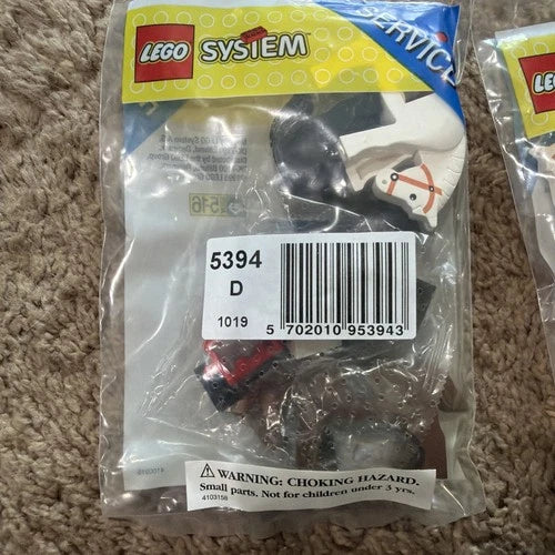 LEGO NEW 5394 SERVICE: Horses and Saddles in original Pouch - Never Opened
