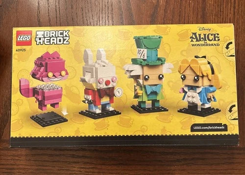 Lego 40925 Brick Headz Disney Alice in Wonderland NIB New in Hand