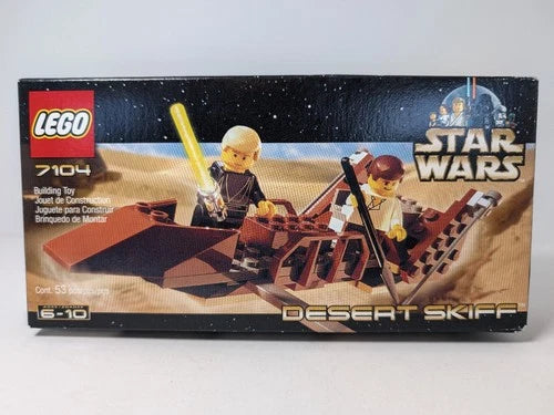 MEOW Star Wars 7104 Desert Skiff 2000 NEW SEALED Luke Han Vintage Retired