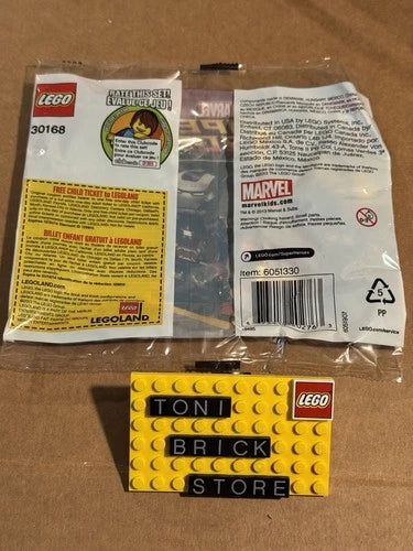LEGO 30168 Marvel Super Heroes Iron Patriot Minifigure Gun Mounting System Poly