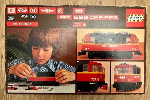 Lego 727 Train 12V, Original Box!!