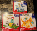 SEALED Mega Construx Pokemon Lot of 3 Dragonite Countryside Windmill Set