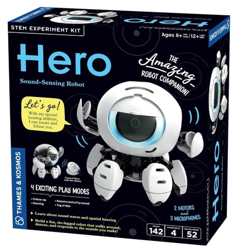 HERO SOUND SENSING ROBOT SEALED AGES 8+ STEM EXPERIMENT KIT THAMES & KOSMOS