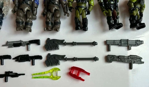 Halo Mega Bloks Construx Grunts Stalkers UNSC Covenant Elite Figures Weapons Lot