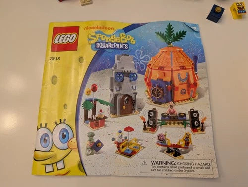 MEOW 3818 SpongeBob Bikini Bottom Undersea Party Complete Build No Minifigs