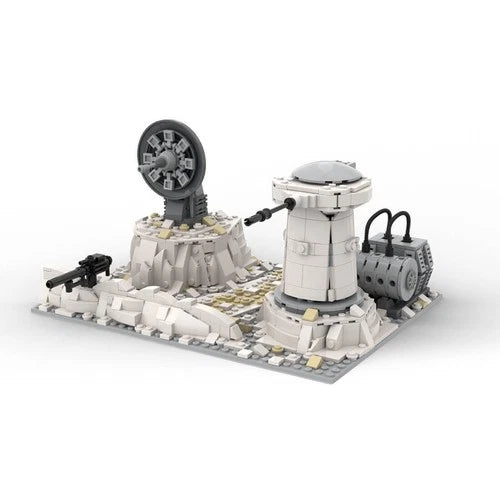 MOC-150680 Sci-Fi Space Wars Mobile Artillery Cannon Model Kit 960 Pcs