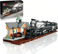 Big Boy Steam Train Building Set with Station&Tracks for 8+ (1277PCS)