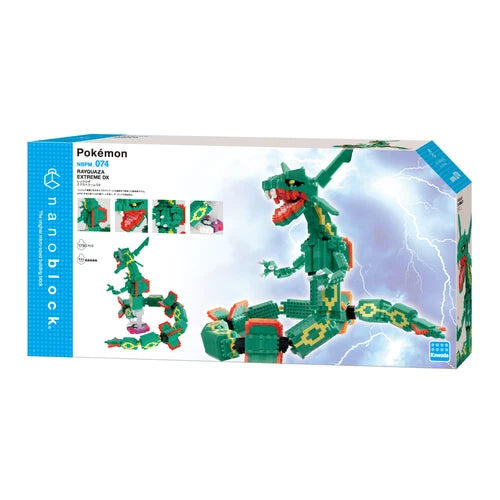 Rayquaza Extreme Deluxe Edition "Pokémon", Nanoblock Pokémon Series Bandai