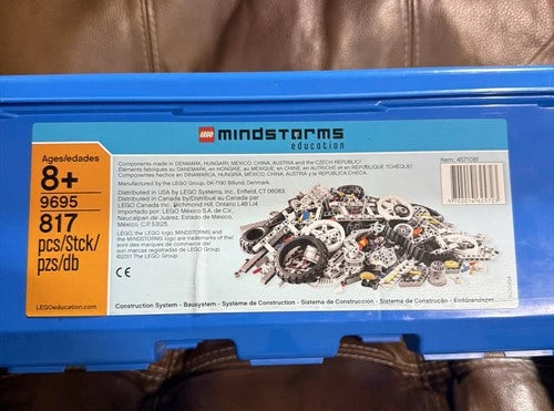 LEGO 9695 Mindstorms NXT Resource Education Set 817 Pieces