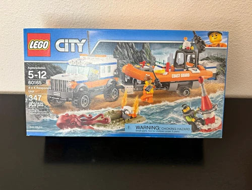 MEOW City Coast Guard 60165 4x4 Response Unit Boats Float Complete 347 pcs 5-12