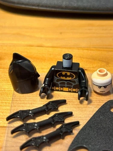 New Lego Batman Black Suit Black Mask bat002 7781 7783 7785 10/10 Condition