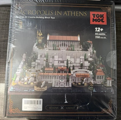 Acropolis In Athens Large 3D Building Block Toys (66034, 1988 Pieces)