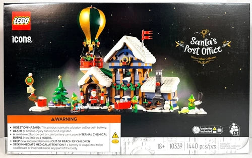 LEGO 10339 Icons Santa's Post Office Winter Village Christmas New Sealed Retired