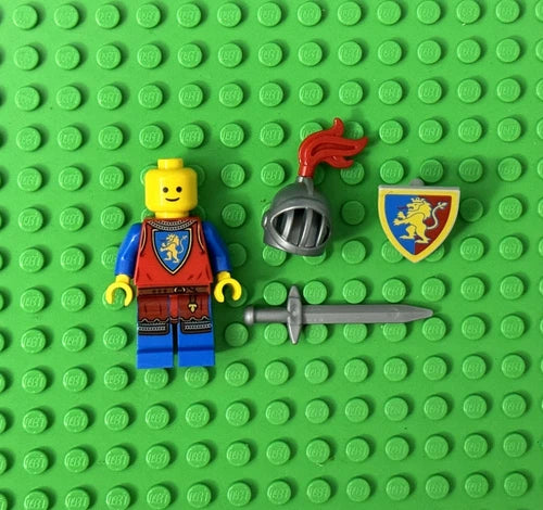Lego Castle Red Lion Knight Minifigure Set Of 10