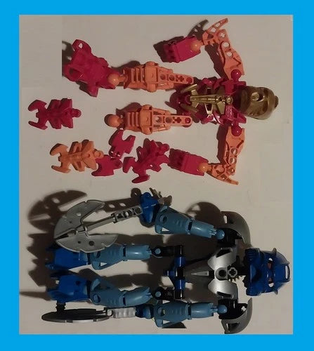 LEGO BIONICLE TOA and CHIMA Figure Lot plus Hero Factory and Other Parts $10Ship