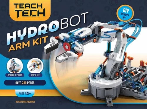 Hydrobot Arm STEM Hydraulic Building Toy for Kids Ages 12 Plus, Water Power