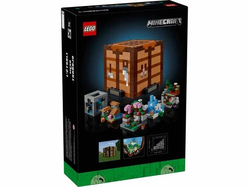 LEGO Minecraft the Crafting Table, Collectible Video Game Building Set with Mine