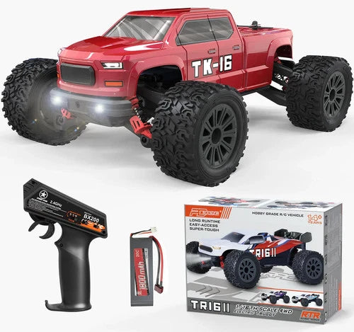 1/16 Scale 4WD RC Offroad Truck - RTR Durable Beginner RC Car High Speed 40+