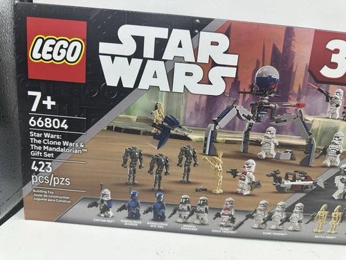 LEGO Star Wars 66804 Clone Wars & Mandalorian 3-in-1 (75373 + 75372 + 75391) New
