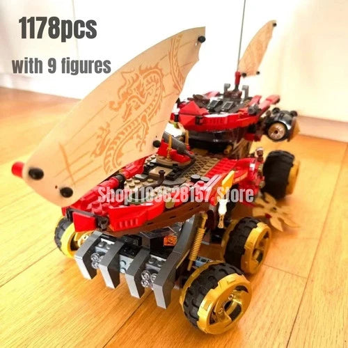 1178pcs Land Bounty Building Blocks Model MOC70677 Toys