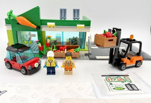 Incomplete Missing Parts LEGO City 60347 Grocery Store Market
