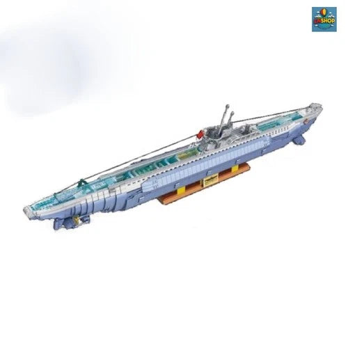 VIIC U-552 Submarine Building Blocks Set 6112PCS WWII U-Boat Large Display Model
