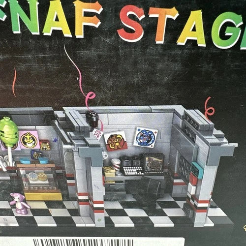 Tokmoc 3 in 1 Building Blocks Happy Birthday FNAF Stage 1388 pcs Age 12+No.66039
