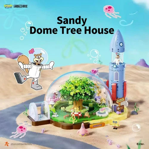 Area-X Sandy Cheek's Tree Dome Building Blocks (No Original Box)