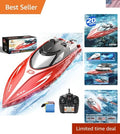 Fast H120 RC Boat for Lakes & Pools – Low Battery Alarm and Self-Righting Design