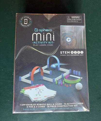 Sphero Mini Activity Kit Play Learn Code Robotic Ball Obstacle Course STEM NIB