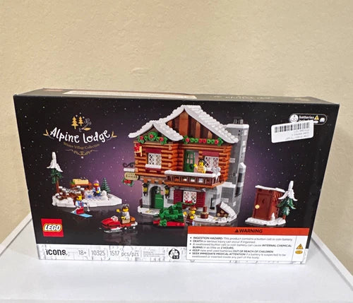 LEGO Icons Alpine Lodge Winter Village 10325 1517 pcs Set Light Brick 18+
