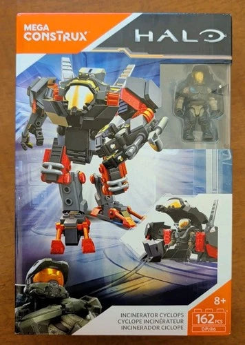 Mega Construx Halo Incinerator Cyclops Building Set - DPJ86 162 Pcs. NEW/SEALED